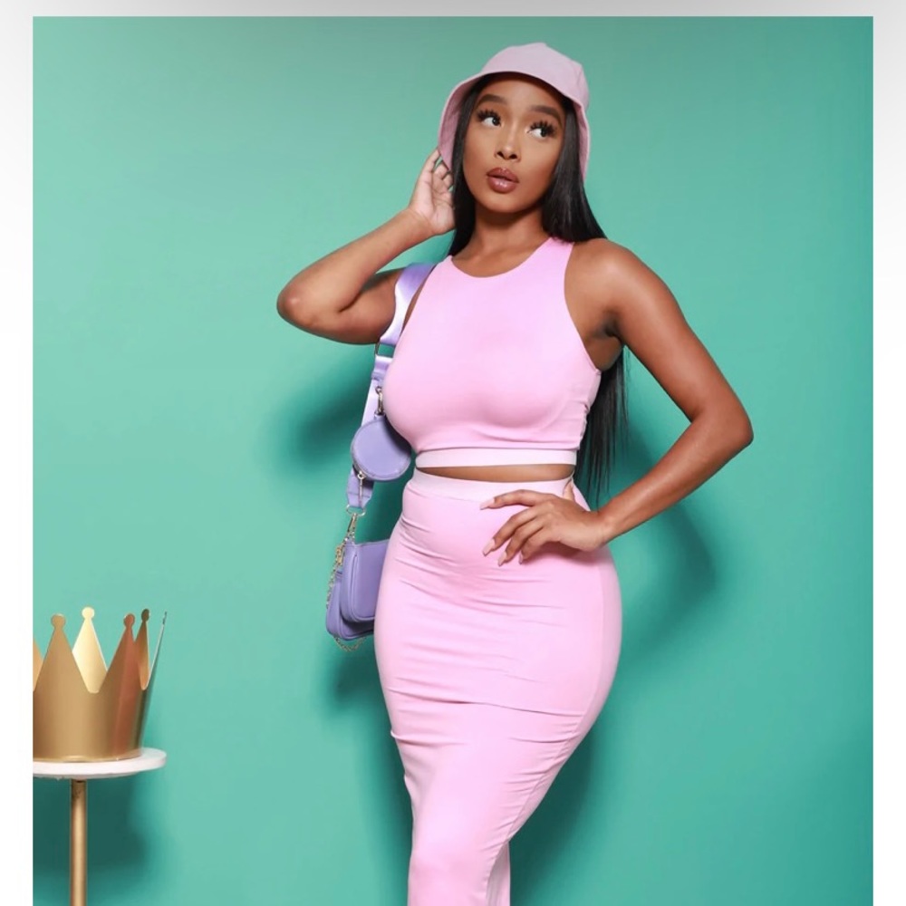 Super stylish two piece dress set from Swankaposh boutique